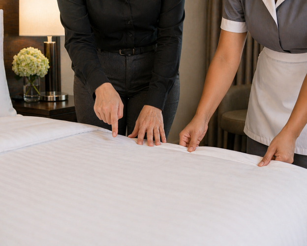 otel room inspection housekeeping audit small hotel
